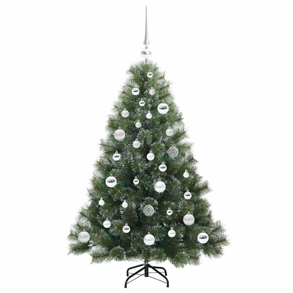 vidaXL Albero di Natale artificiale con 150 LED Verde 120 cm PE e PVC