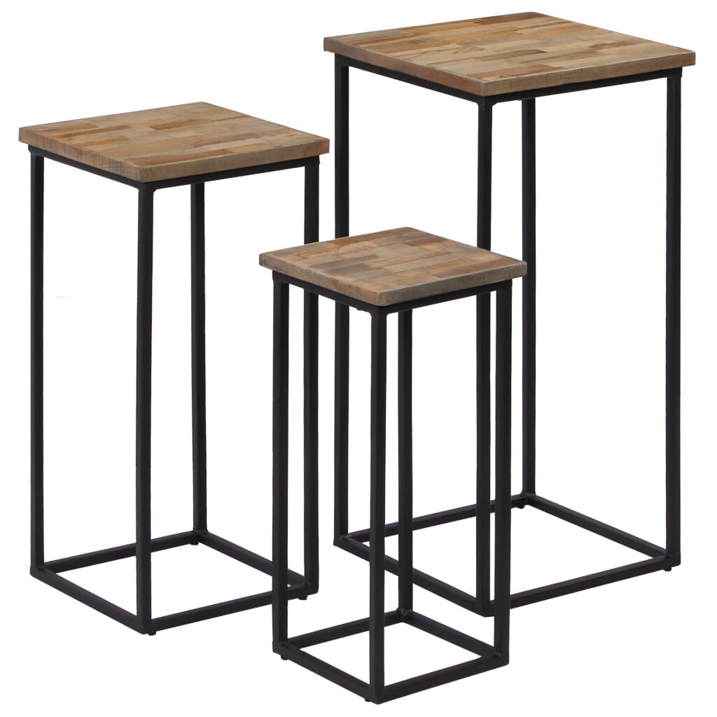Supporto Per Piante VidaXL Pieghevole In Bambù: 3 Mensole A Triangolo. Elegante E Salvaspazio