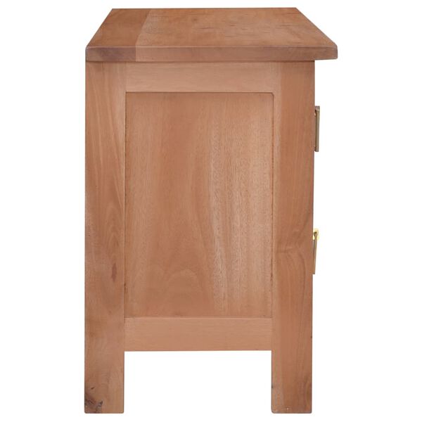 vidaXL Mobile Porta TV 100x30x45 cm Legno Massello di Mogano