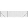 vidaXL Recinzione Metallica con Flangia Antracite 1,4x10 m