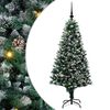 vidaXL Albero di Natale artificiale con 150 LED Verde 150 cm