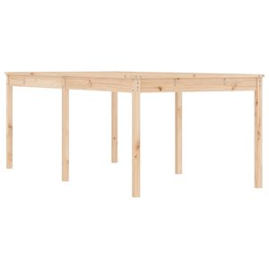 vidaXL Tavolo da Giardino 203,5x100x76 cm in Legno Massello di Pino