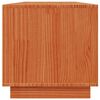 vidaXL Mobile TV Marrone Cera 140 x 40 x 40 cm Legno di pino massiccio