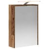 vidaXL Mobiletto per specchio da bagno Legno vecchio 43 x 16 x 62.5 cm