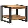 vidaXL Tavolino da Salotto 50x50x38 cm Legno Massello di Mango Grezzo