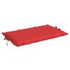 vidaXL Cuscino per Lettino Rosso 186x58x4 cm in Tessuto Oxford