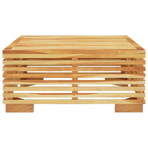 vidaXL Tavolino da Giardino 69,5x69,5x31 cm in Legno Massello di Teak