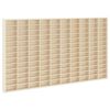vidaXL Vetrina a muro A parete Beige 98 x 4,5 x 55 cm
