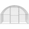 vidaXL Gabbia per Polli da Esterno 3x16x2 m in Acciaio Zincato