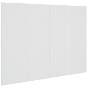 vidaXL Testiera per Letto Bianca 120x1,5x80 cm in Legno Multistrato