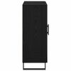 vidaXL Credenza Rovere Nero 69,5 x 34 x 90 cm Legno multistrato