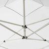 vidaXL Gazebo Professionale Pieghevole in Alluminio 3x3m Bianco