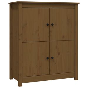 vidaXL Credenza ambra 83x41,5x100 cm in Legno Massello di Pino