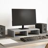 vidaXL Supporto per Monitor Grigio Sonoma 50x27x10 cm in Truciolato