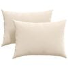 vidaXL Cuscini da Divano 2 pz Tessuto Beige 70 x 50 cm