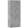vidaXL Credenza Grigio Cemento 80x35x180 cm in Legno Multistrato
