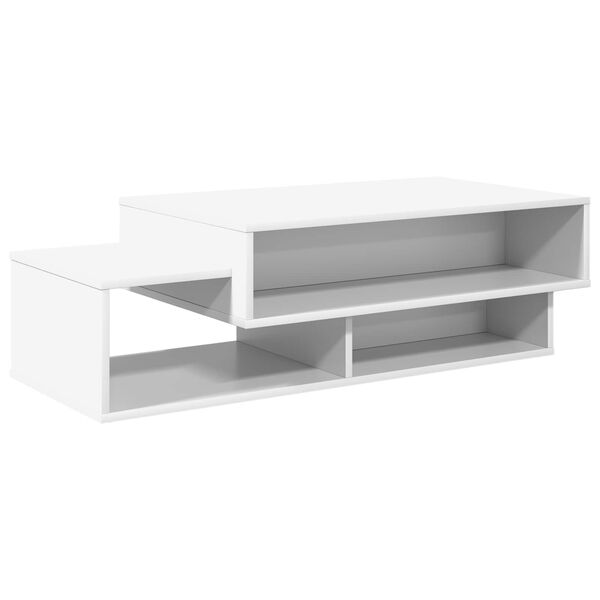 vidaXL Tavolino da salotto Bianco 105 x 50 x 32,5 cm Legno multistrato