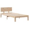 vidaXL Letto Libreria senza Materasso 90x200 cm Legno Massello Pino