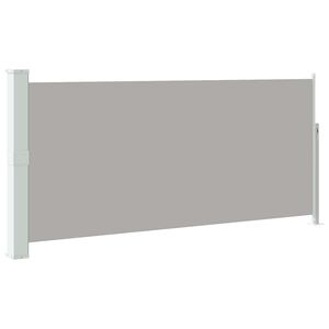 vidaXL Tenda da Sole Laterale Retrattile 140 x 300 cm Grigia