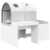 vidaXL Letto con Tunnel 4 pcs Rovere Artigianale e Bianco