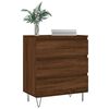 vidaXL Credenza Rovere Marrone 60x35x70 cm in Legno Multistrato