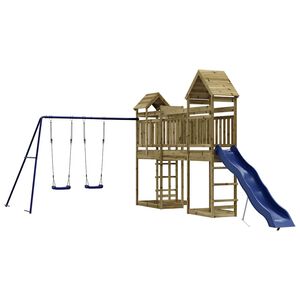 vidaXL Set da Gioco da Esterno in Legno di Pino Impregnato