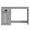 vidaXL Scrivania Cassetto Grigio Sonoma 115x50x75 cm Legno Multistrato