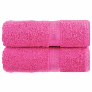 vidaXL Asciugamani Premium SOLUND 2 pz Rosa 30x30 cm 600 g/m&sup2;
