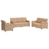 vidaXL Set di divani 3 pcs Cappuccino Similpelle
