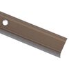 vidaXL Profili a L per Gradini 5 pz in Alluminio 100 cm Marrone