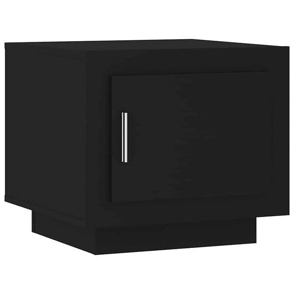 vidaXL Tavolino da Salotto Nero 51x50x45 cm in Legno Multistrato