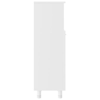 vidaXL Armadio da Bagno Bianco 30x30x95 cm in Legno Multistrato
