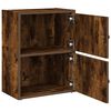 vidaXL Libreria Rovere Fumo 40x24x52 cm in Legno Multistrato