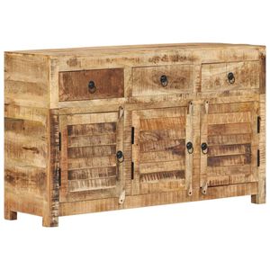 vidaXL Credenza 110x30x65 cm in Legno Massello di Mango