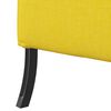 vidaXL Divano alto Giallo chiaro 109 x 56 x 121 cm Tessuto