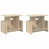vidaXL Supporto TV 2 pz Rovere Sonoma Legno ingegnerizzato