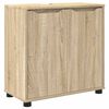 vidaXL Mobile per lavabo da bagno Rovere Sonoma 60 x 30 x 60 cm