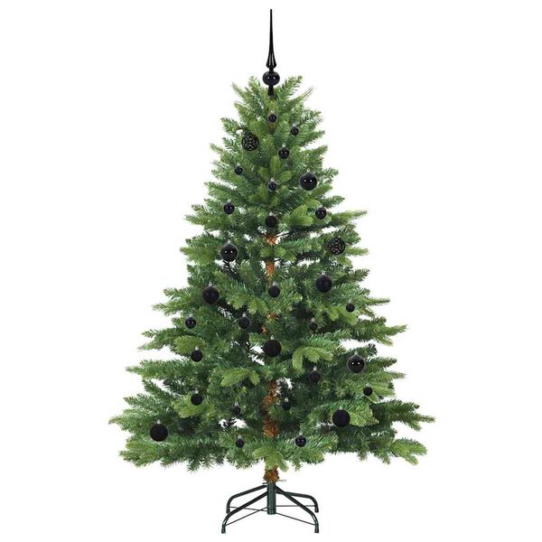 vidaXL Albero di Natale artificiale con 150 LED Verde 150 cm PE e PVC