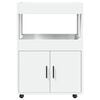 vidaXL Carrello Bar Bianco 60x39,5x89 cm in Legno Multistrato