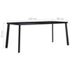 vidaXL Gambe per Tavolo da Pranzo con Struttura a V 180x80x72 cm
