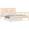 vidaXL Giroletto senza Materasso 160x200 cm in Legno Massello di Pino
