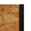 vidaXL Testiera 100 cm in Legno Massello di Acacia e Ferro