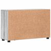 vidaXL Credenza Grigio Sonoma 88,5 x 30,5 x 55,5 cm Legno multistrato