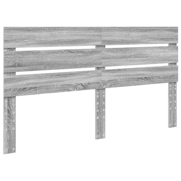 vidaXL Testiera Grigio Sonoma 200 cm Legno multistrato