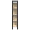 vidaXL Libreria Rovere Sonoma 75 x 30 x 156 cm Legno multistrato