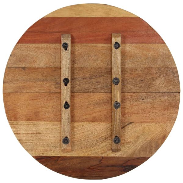 vidaXL Piano Tavolo Rotondo 60 cm 15-16 mm in Legno di Recupero