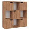 vidaXL Libreria Rovere Marrone 88,5x27,5x88 cm in Legno Multistrato