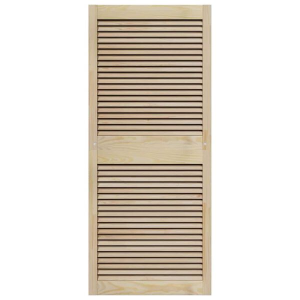 vidaXL Porta per Armadio Naturale 140,5 x 2,1 x 59,5 cm Pino massello