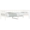 vidaXL Dormeuse senza Materasso Bianca 90x190 cm Legno Massello Pino