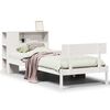 vidaXL Letto con Libreria senza Materasso 75x190 cm in Legno Pino